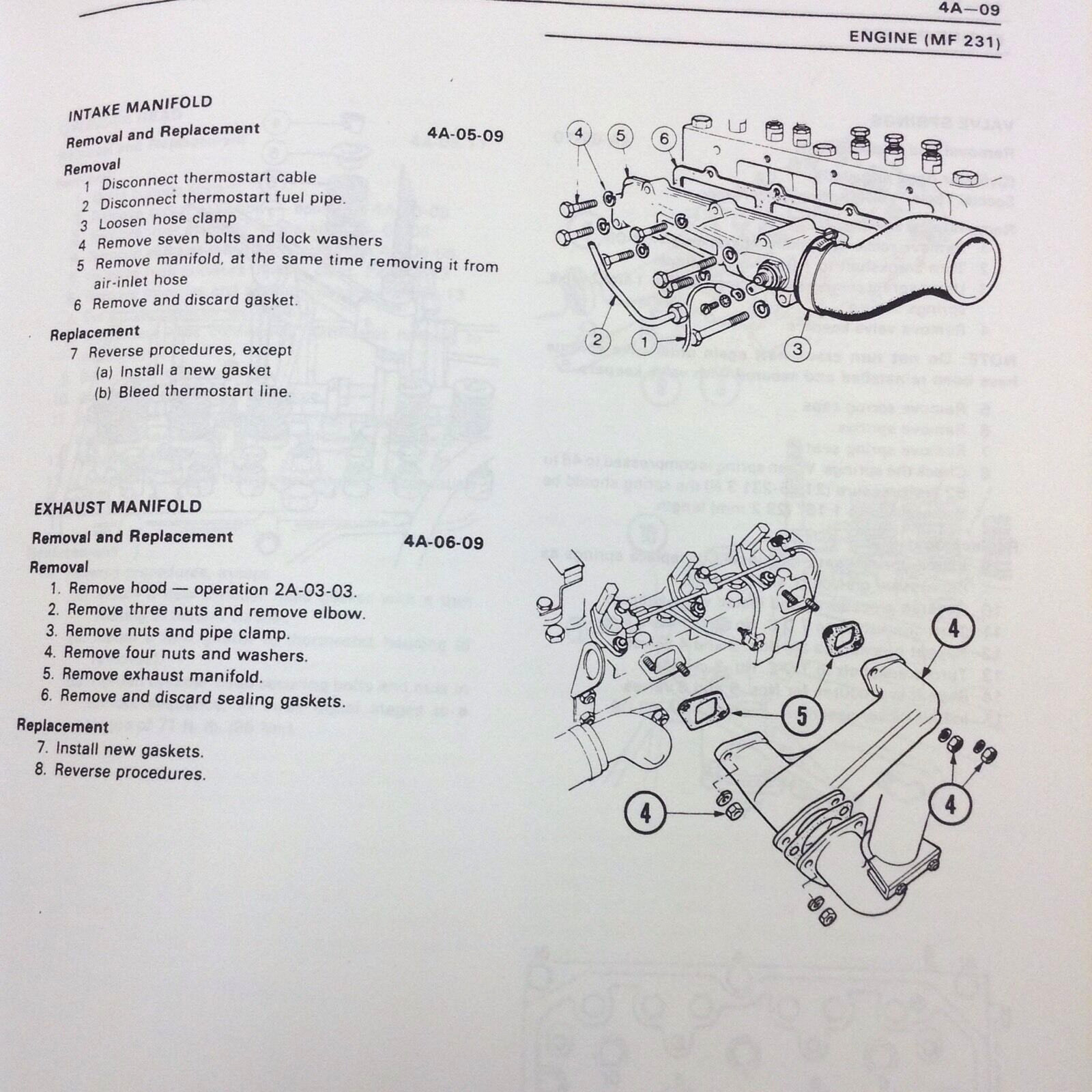Massey Ferguson 231 261 Tractor Service Repair Shop Manual Technical Workshop