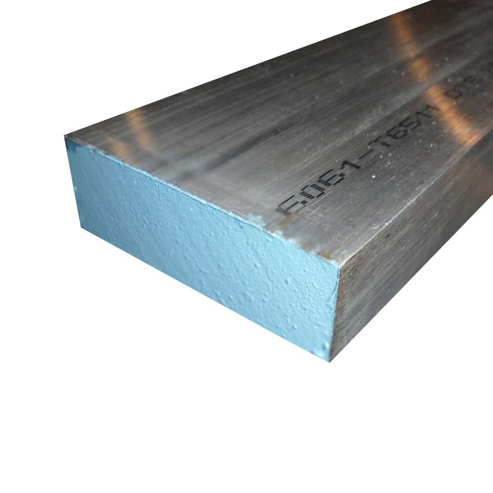 3/4″ x 2-1/2″ x 12″, 6061-T6511 Aluminum Flat Bar