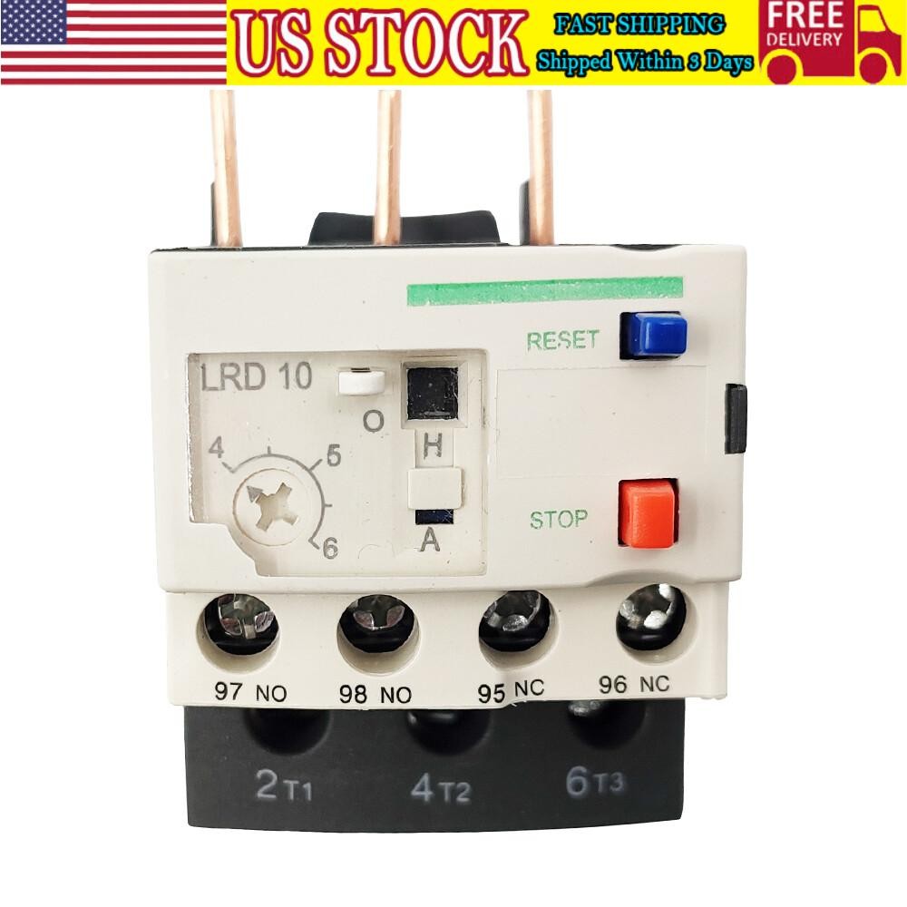 New TeSys LRD Thermal Overload relays LR-D10 LRD10C 4-6A series In US Free TAX
