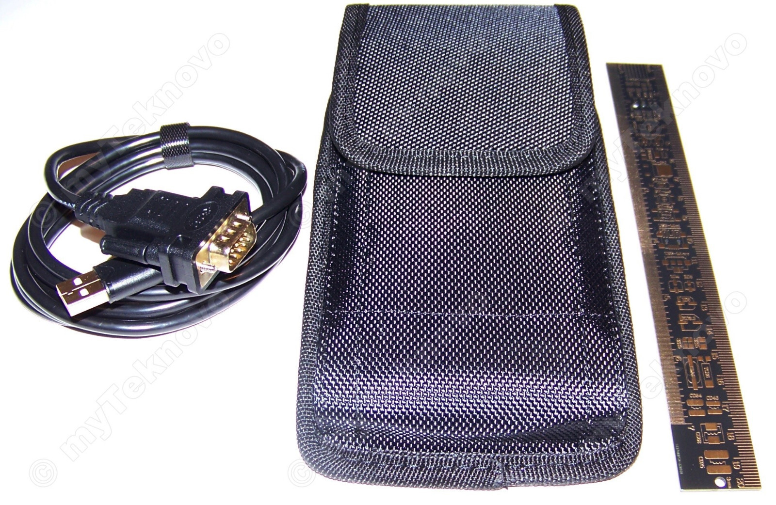 1x FTDI USB-DB9 + Case Pouch + PCB Ruler for HP 48G 48G+ 48GX 48S 48SX & CD -USA
