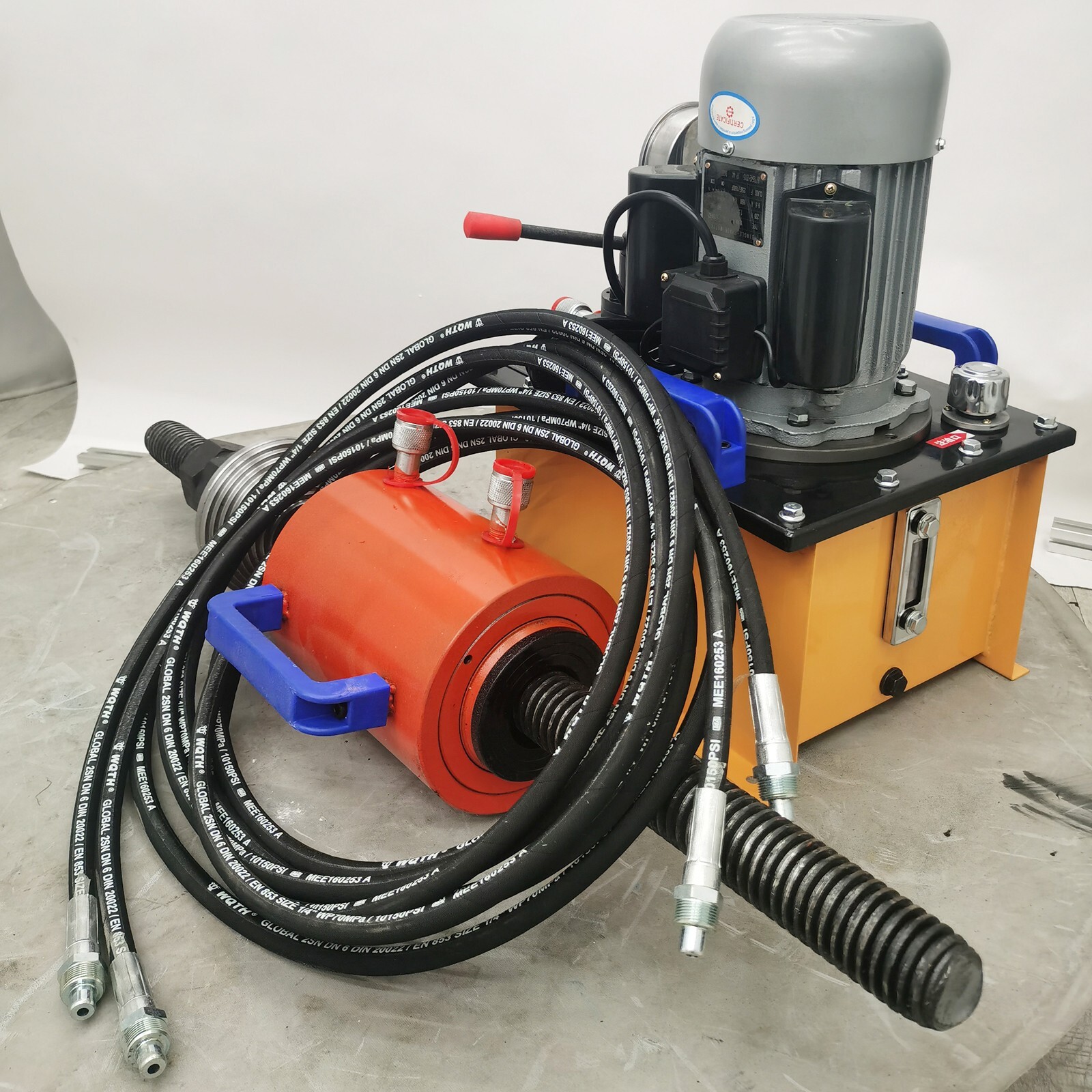 100T Excavator Sleeve Press Machine 220V Hydraulic Bushing Crawler Pin Remover