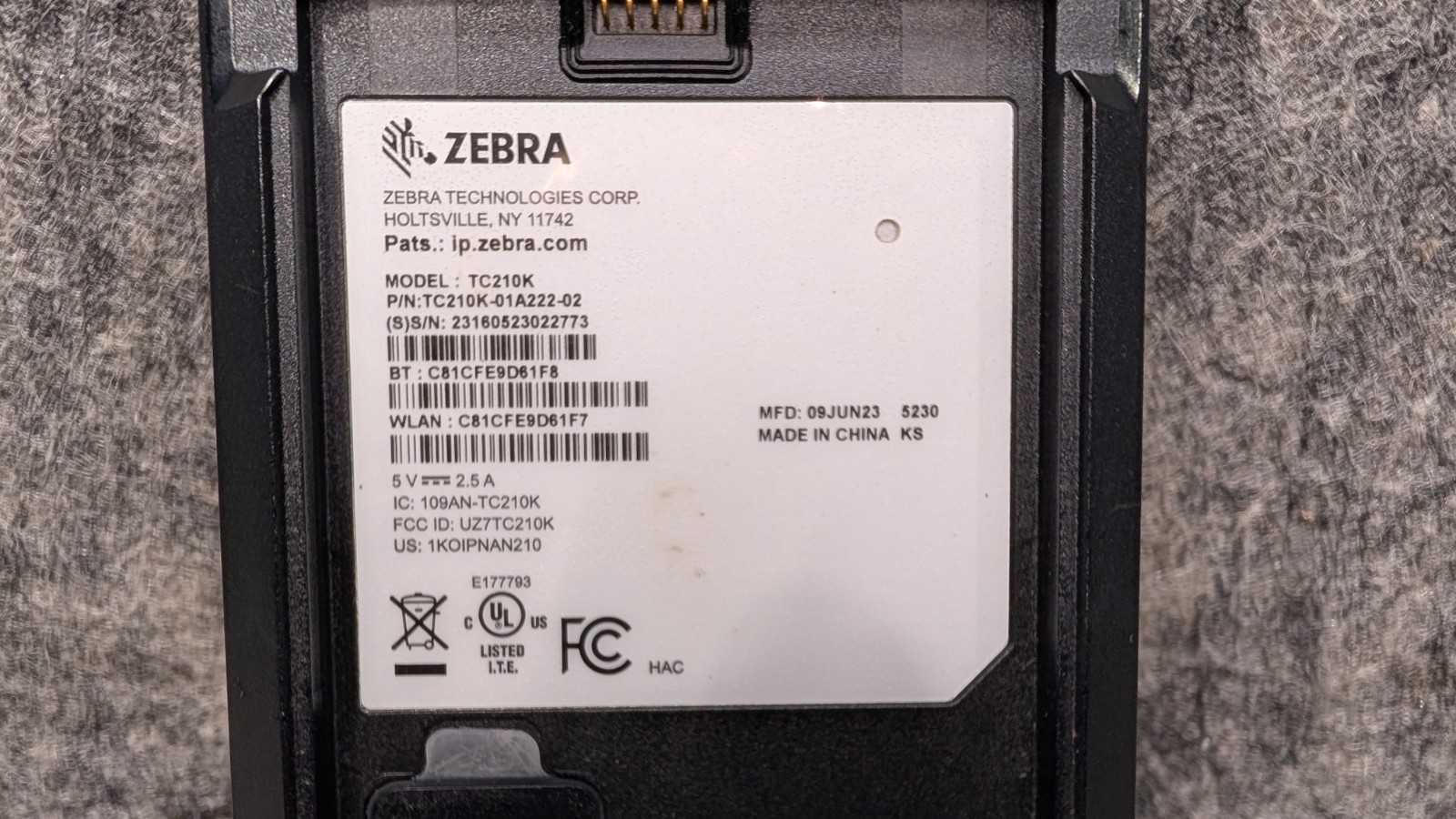 Zebra TC21 TC210K-01A222-02 Mobile Computer Barcode Scanner Andriod 11 🔥RESET🔥