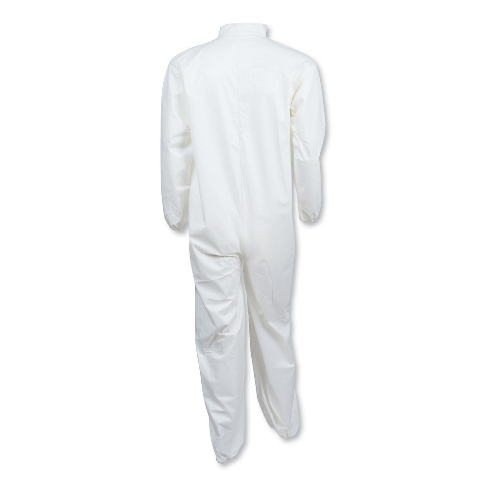 KleenGuard 44315 A40 Elastic-Cuff and Ankles Coveralls – 2XL, White (25/CT) New