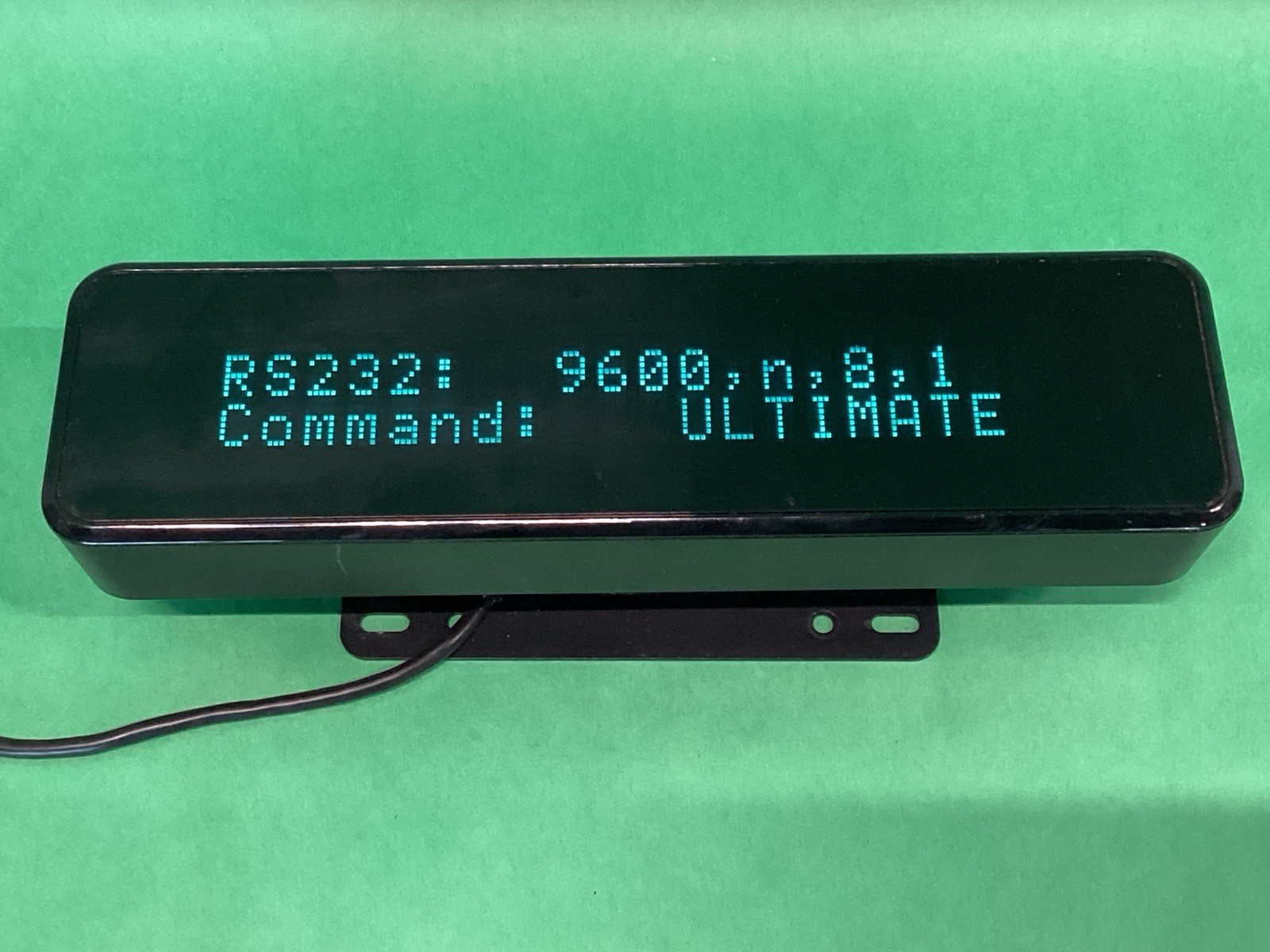ELO USB VFD POS Rear Facing Customer Display Screen 2X20 E122426 / ESYxxE2x