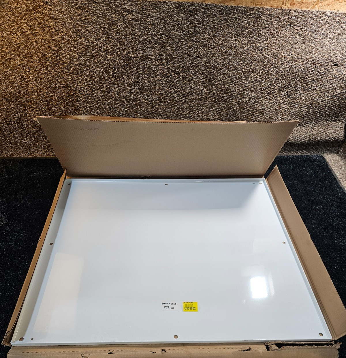nVent HOFFMAN A42P36 Panel For Enclosure, Type 3R, Fits 42×36, White Mild Steel
