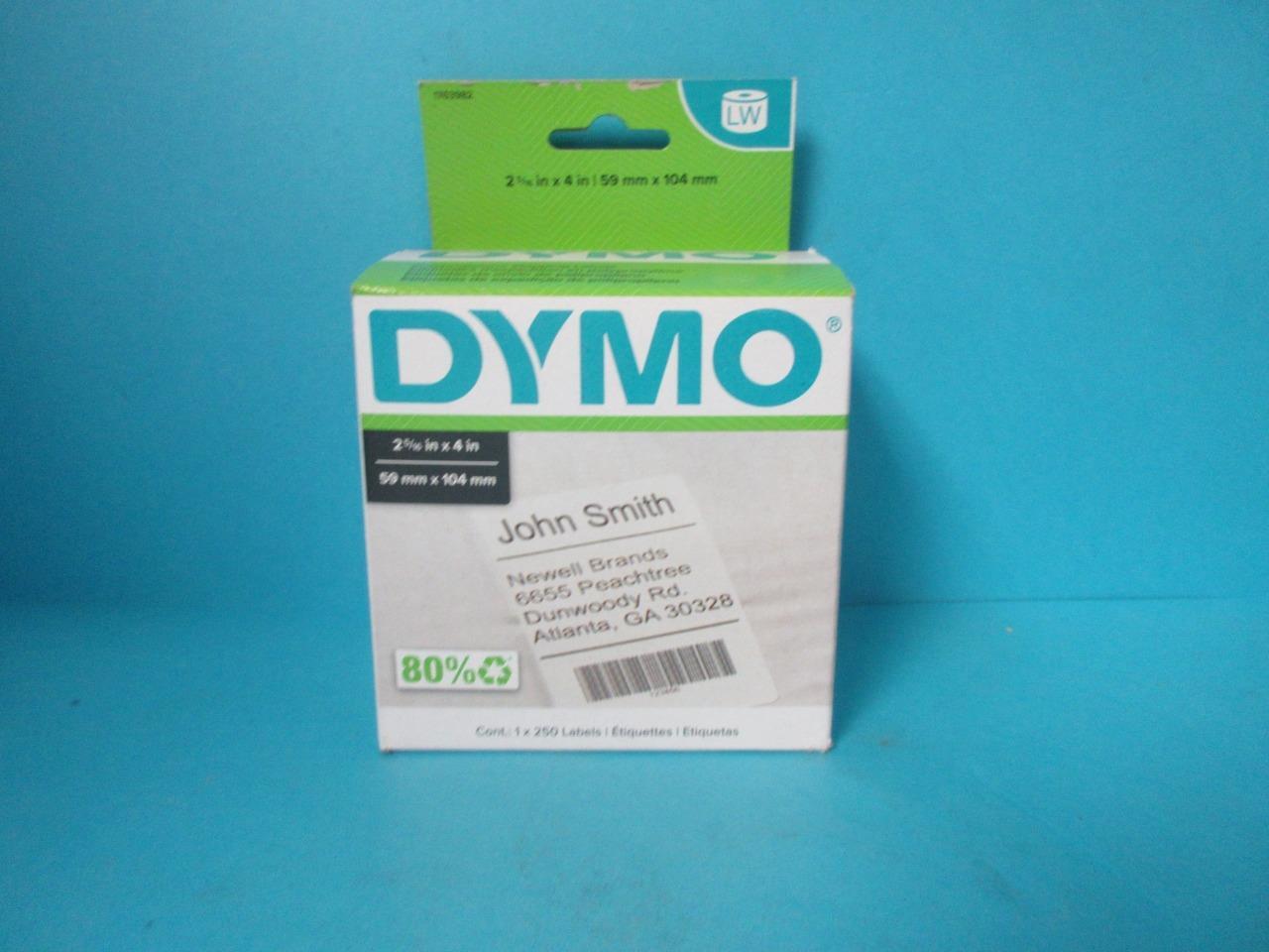DYMO LabelWriter Shipping Labels 2 5/16 x 4 White 250 Labels/Roll 1763982