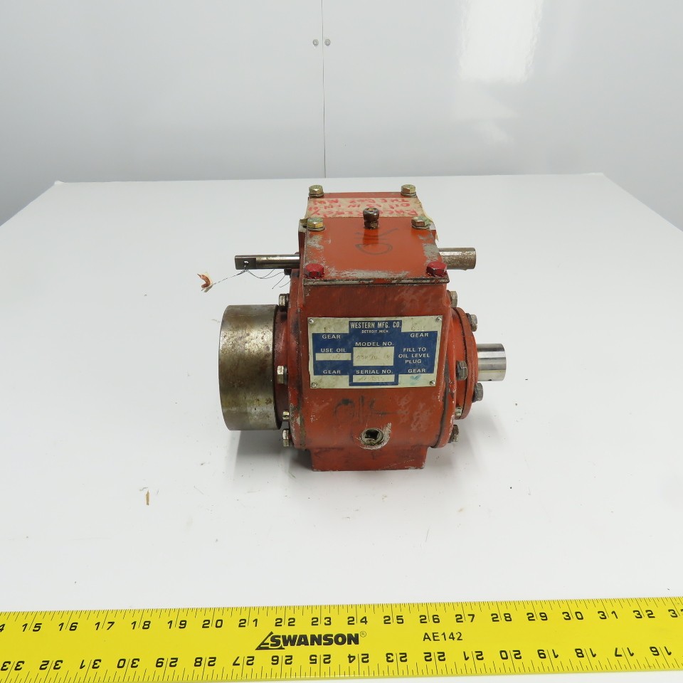 Western MFG 43200-2 Gear Reducer 1:1/6:1 Ratio