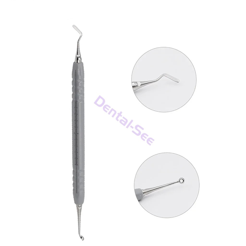 Dental Composite Resin Filling Spatula Handle OptraSculpt Foam Pads Kit Veneer