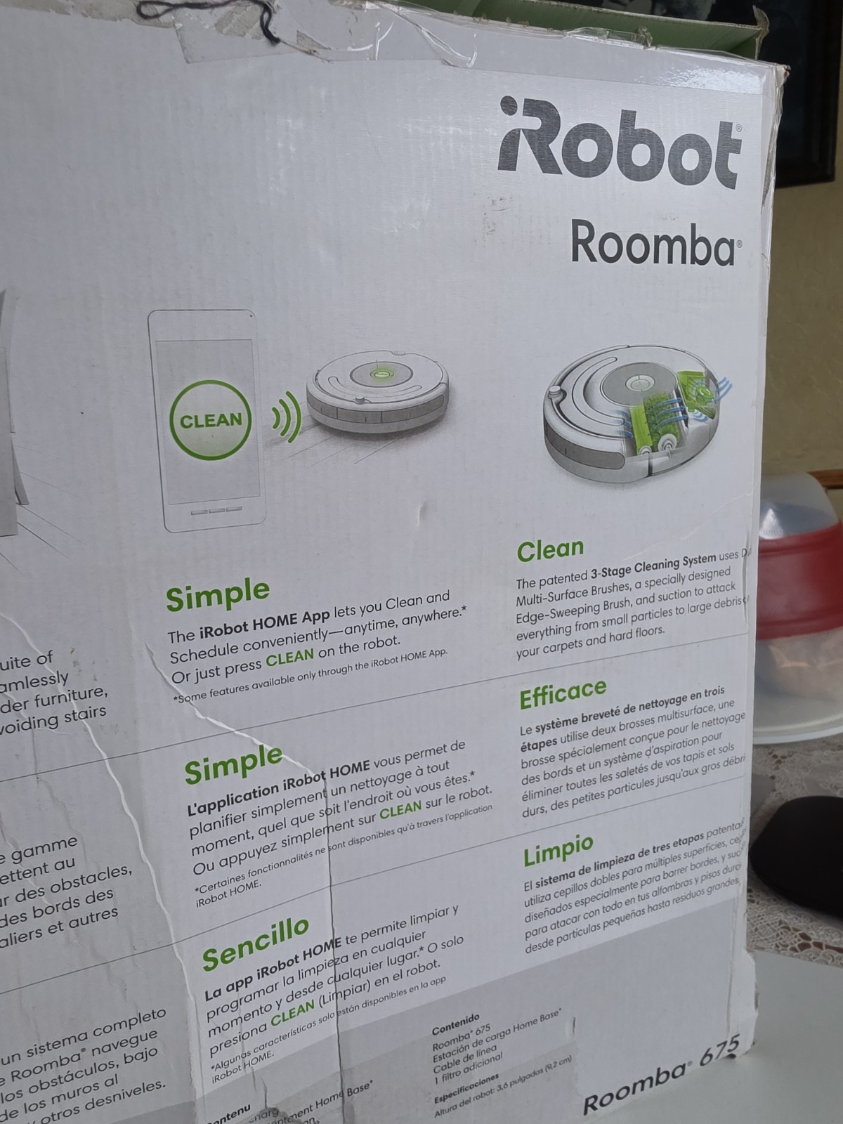 iRobot Roomba 675 Wi Fi Connected Robot Vacuum Black R675020 Not Working