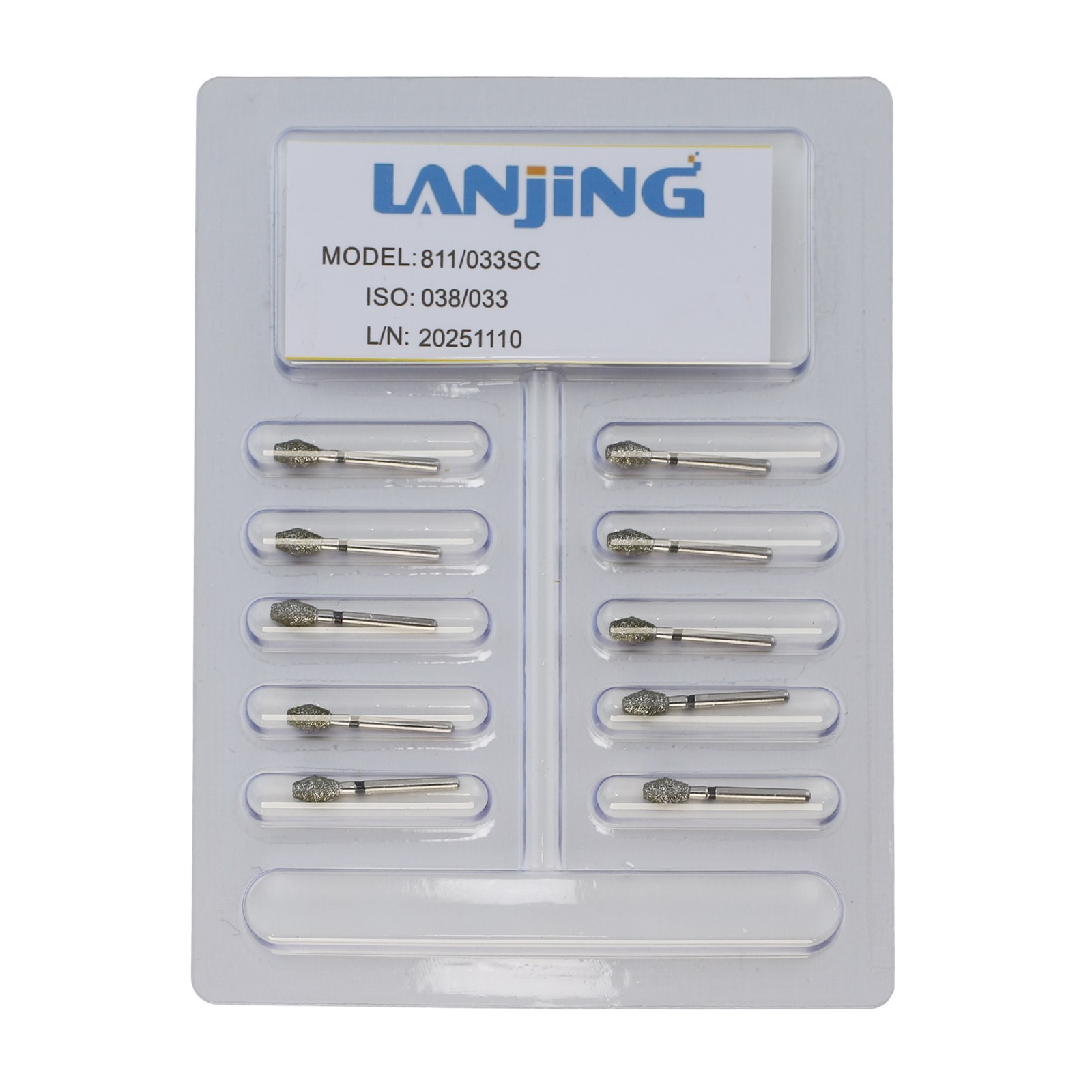 Multi-Use Dental Diamonds FG Burs Barrel 811/033SC 032SC 038SC 037SC High Speed