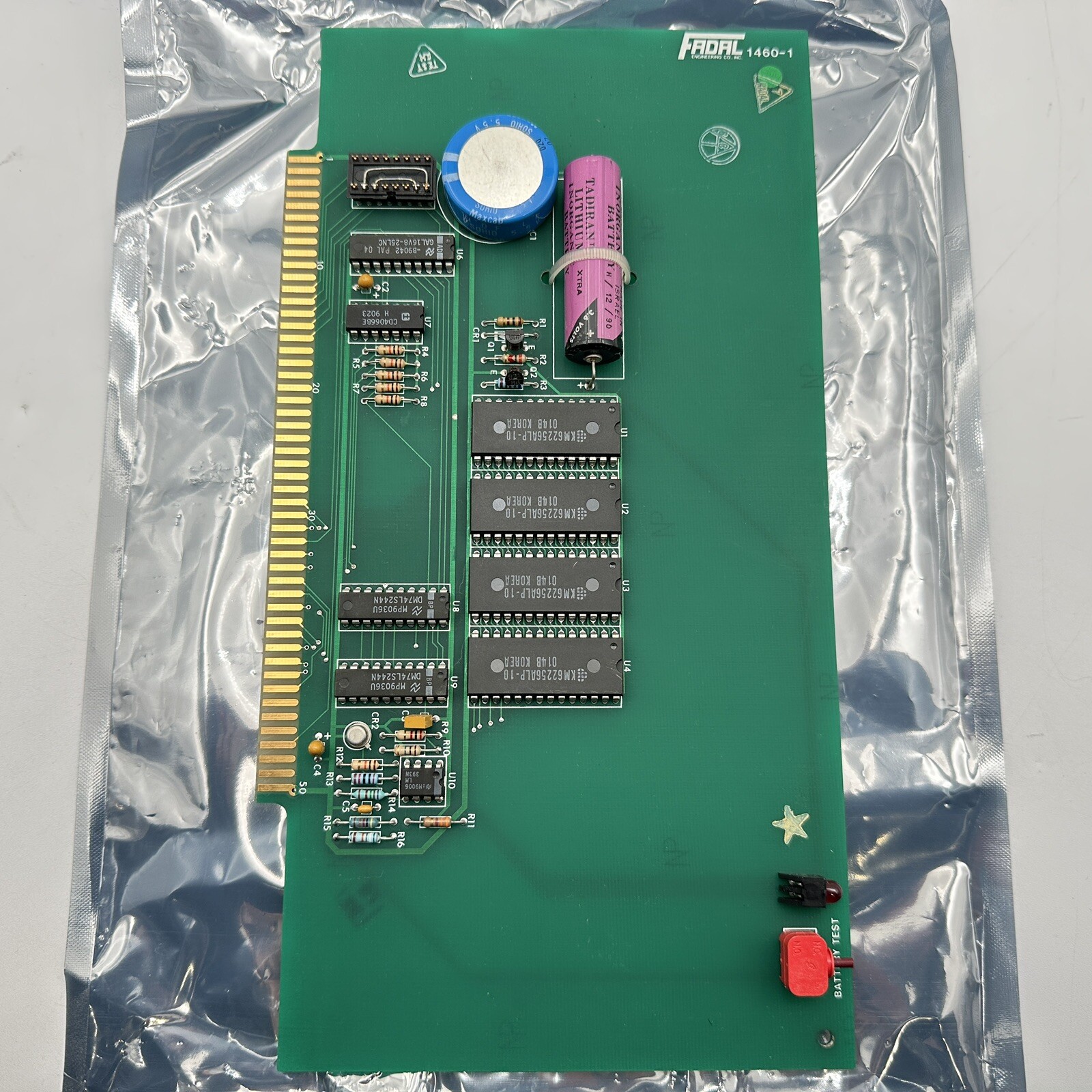 FADAL 1460-1 Ram Expansion 128k Circuit Board