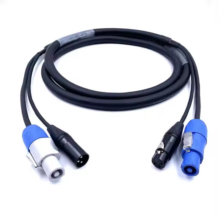 3 Pin XLR Hybrid Stage PVC Insulation Stranded Conductor 250V Rated Moving Head