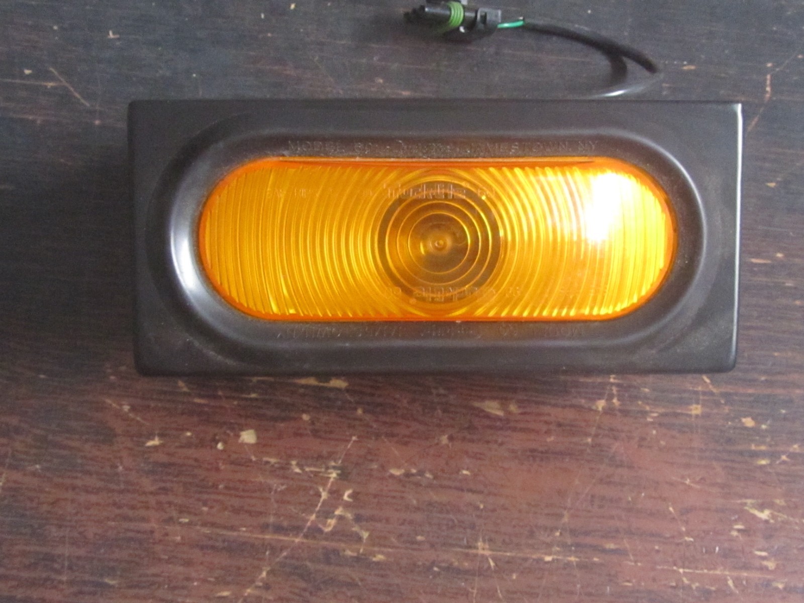 NEW North American Signal ITK1-S Amber 12/24 Volt “7” SLAVE LIGHT ONLY