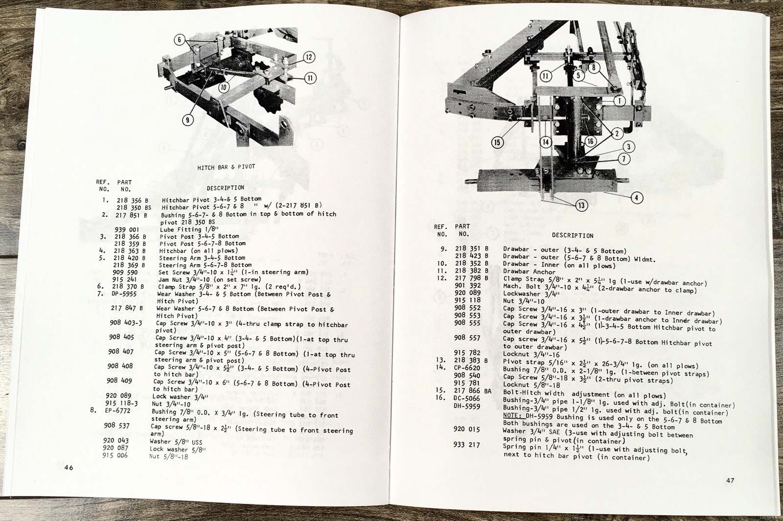 Oliver 565 566 568 Semi-Mounted Plows Owners Operators Manual Parts Catalog