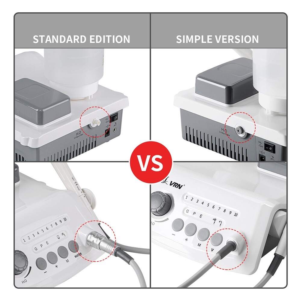 LED Dental Ultrasonic Piezo Scaler Handpiece Bottles Fit EMS Cavitron Woodpecker