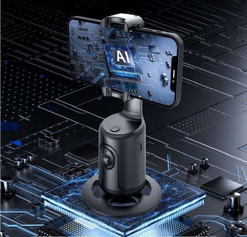 360 Auto Face Tracking Gimbal AI Smart Gimbal Face Tracking Auto Phone Holder Fo