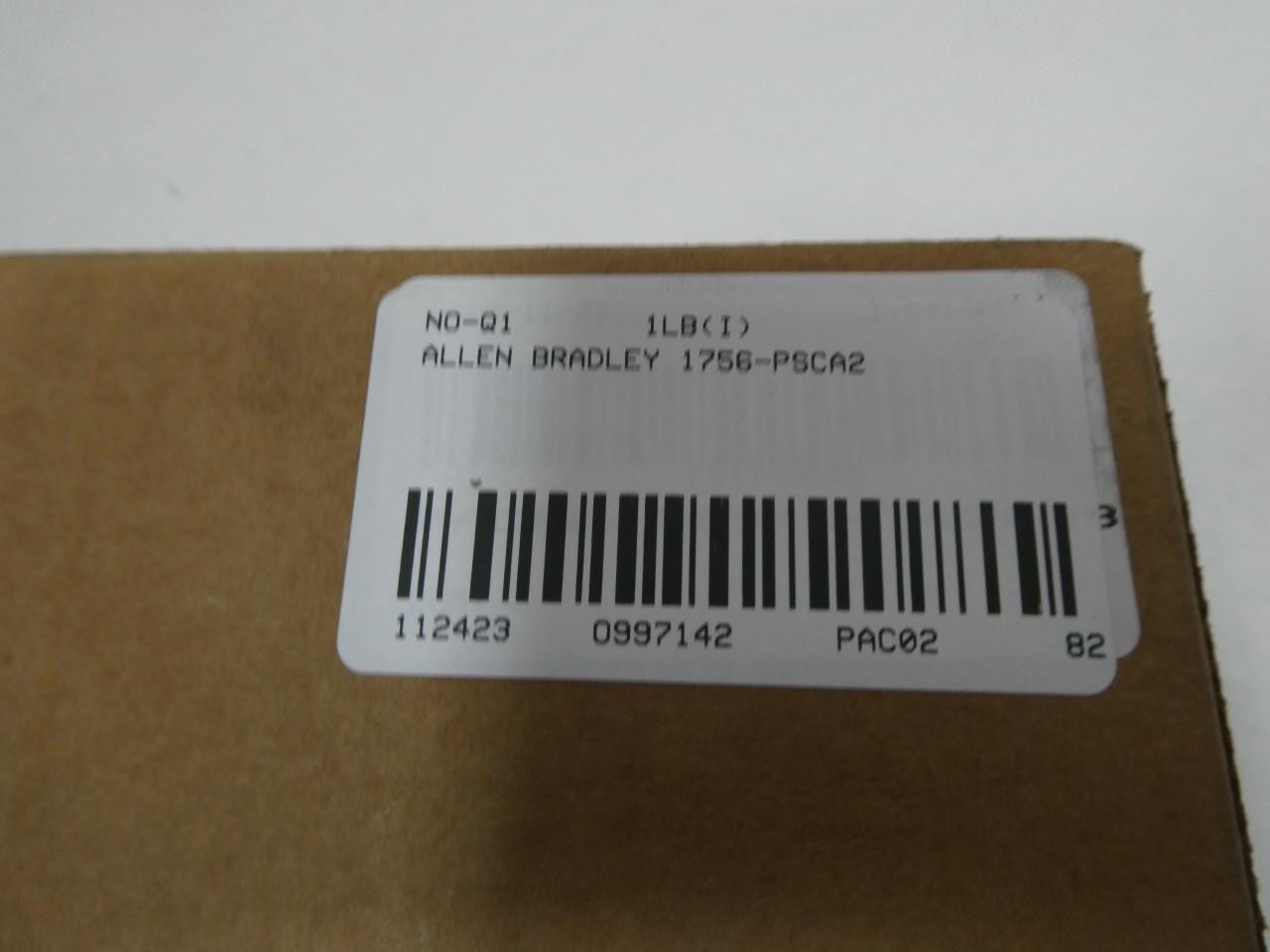 Allen Bradley 1756-PSCA2 Controllogix Redundant Ps Adaptor Chassis Ser A