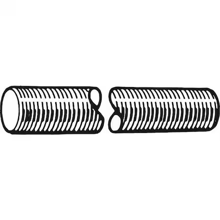 Fully Threaded Rod, M14-1.5Mm, 1 M, Steel, Class 4.8, Zinc Plated Finish,