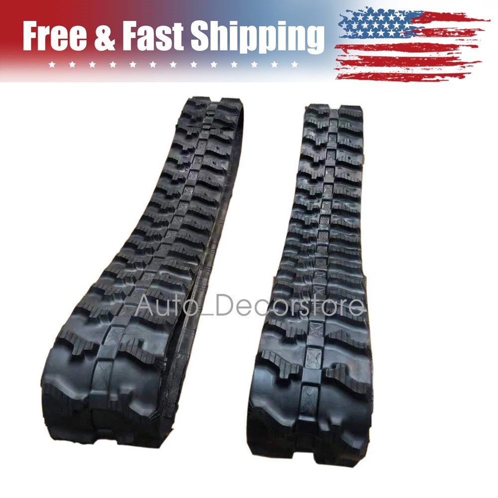 Two Pcs 180*72*37 Size Rubber Track for Mini Excavator AGT H12/ H12/ DM12-C/ H15