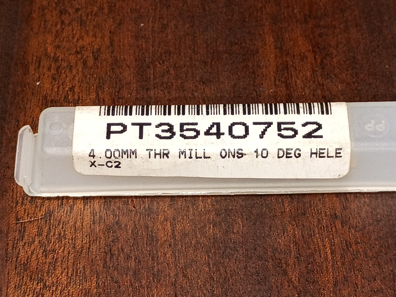 Advent Thread Mill ITS10-4.00MMB-10C Carbide Insert 4mm Pitch S-Style
