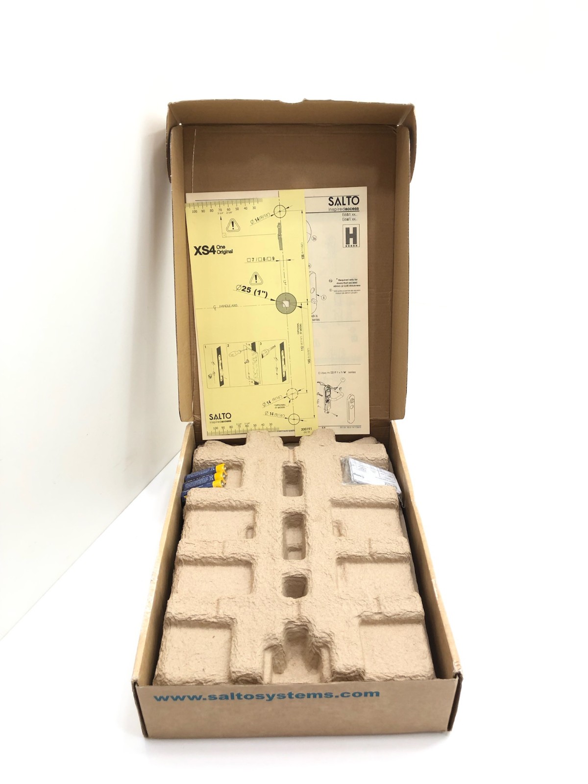 NEW Salto E9656U00IM38 XS4 Original ANSI RF Reader Handle w Privacy Thumbturn