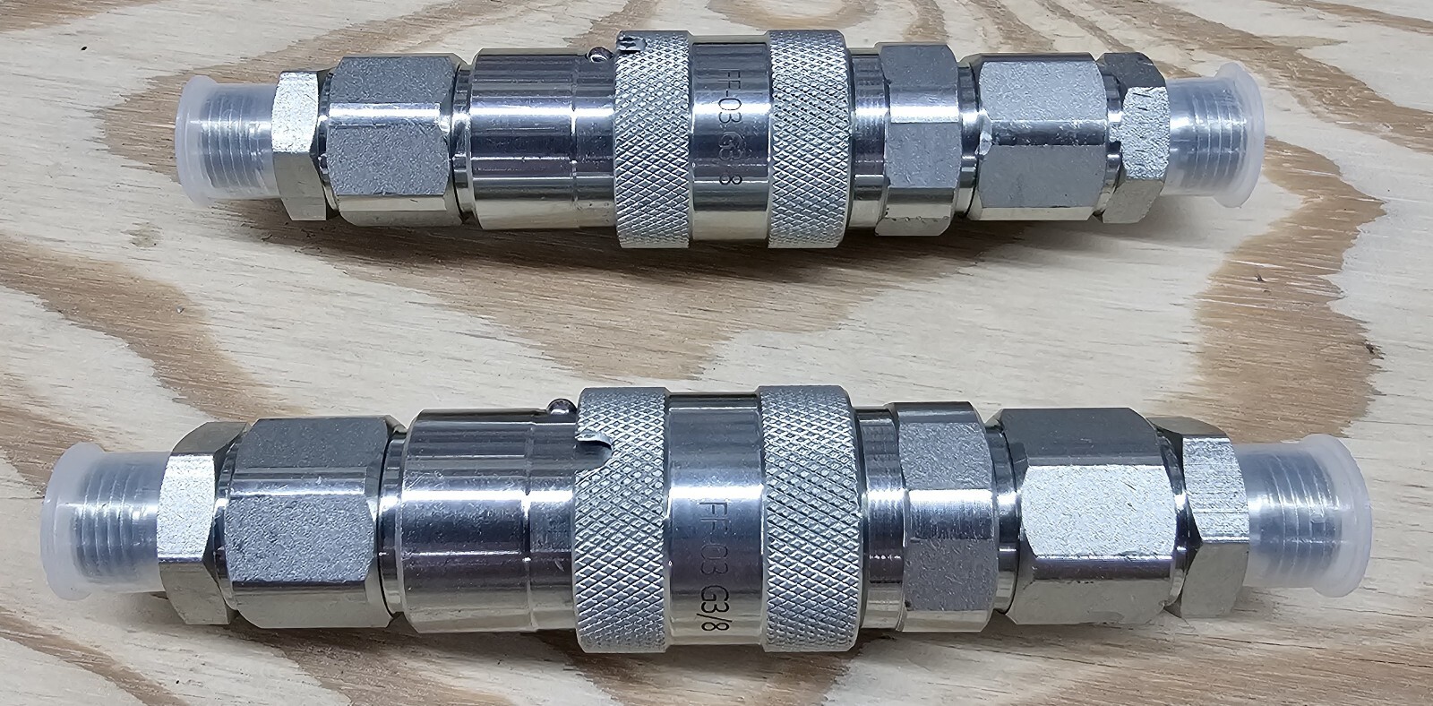 3/8 – DIN 8L – Flat Face Quick Connect SET Mini Excavator AGT Chinese Mini