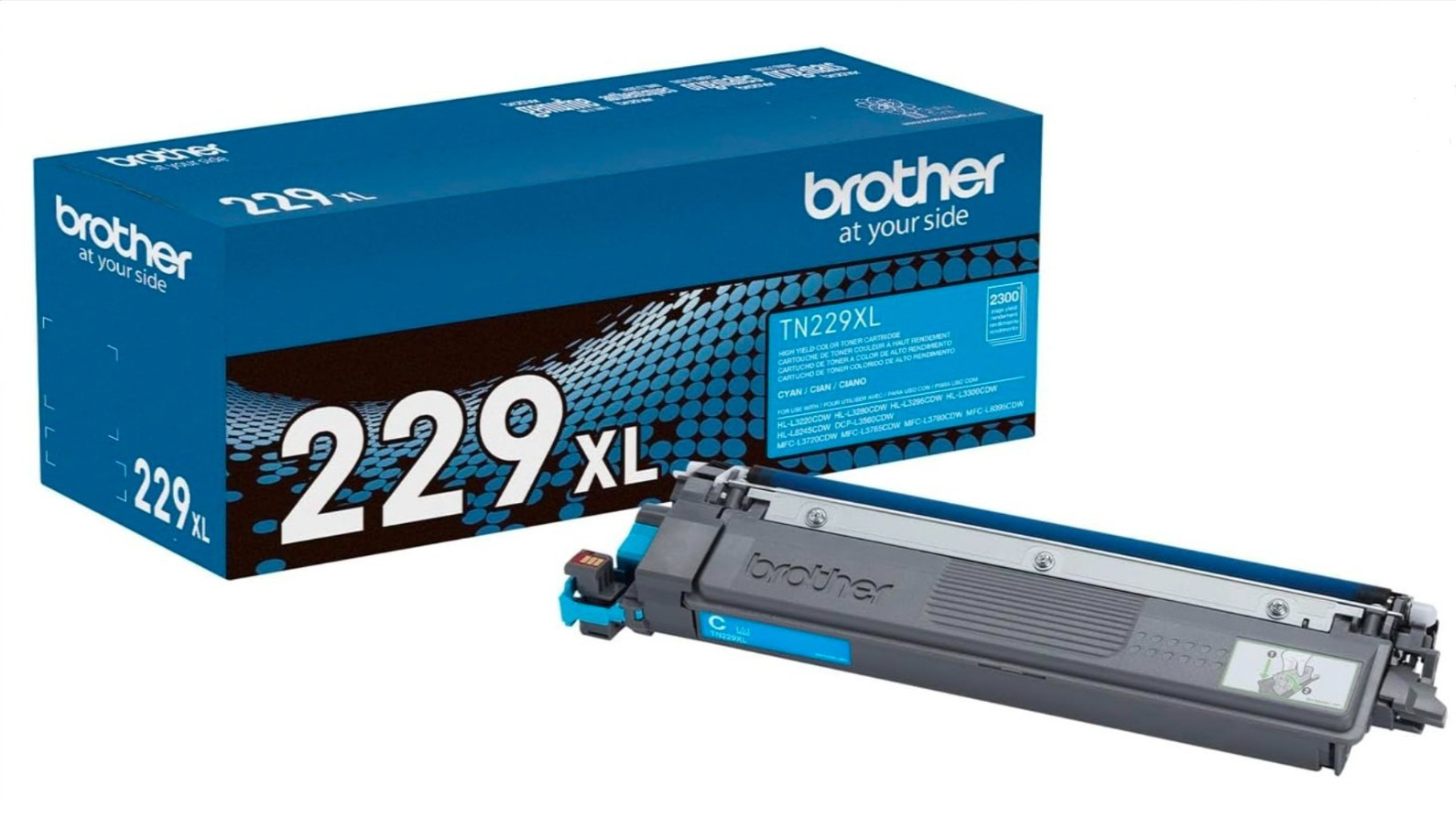 Genuine Brother TN229XL High Yield Toner Set Black Cyan Magenta Yellow OEM New