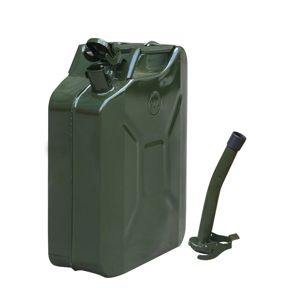 5 gallon 20L Jerry Can Metal Steel Tank Emergency Backup Army Military