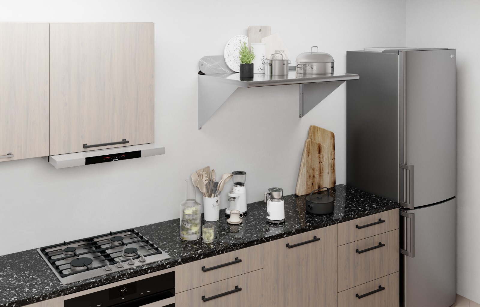 24 in. x 48 in. Stainless Steel Wall Shelf