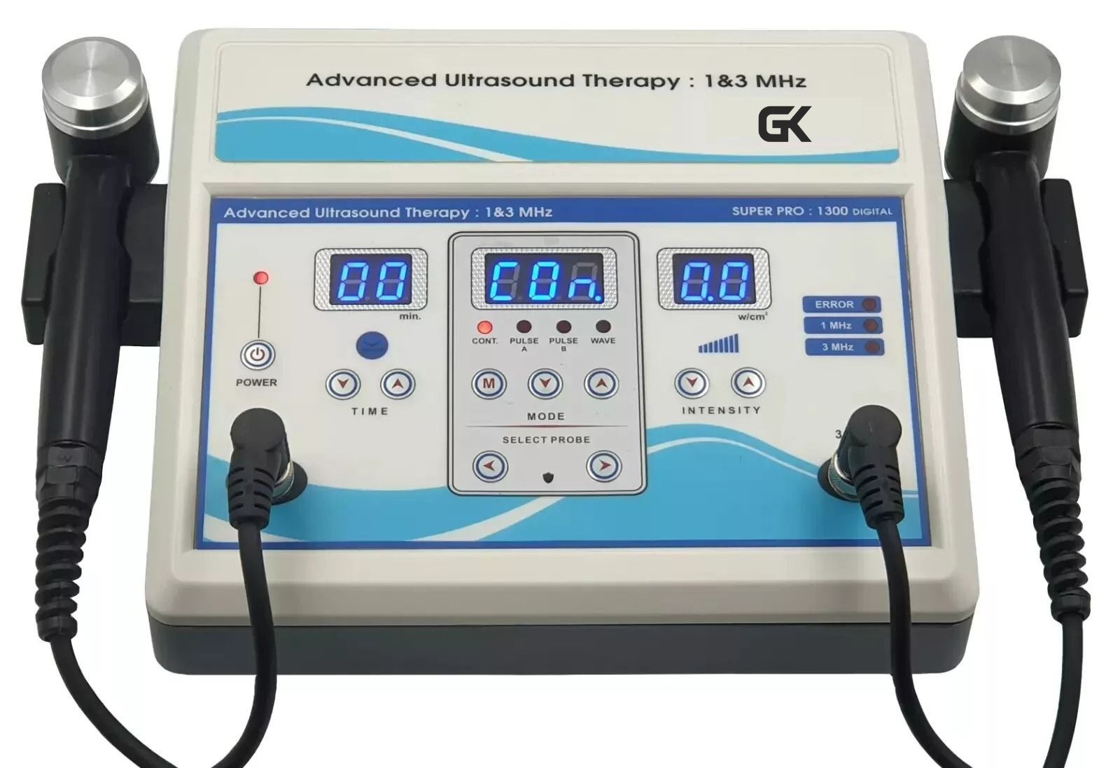 1 & 3 Mhz Frequency Portable Therapy Machine, Display Therapy Machine