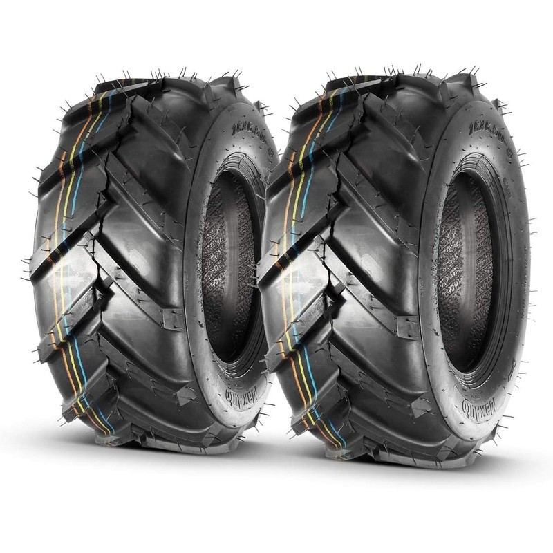 Heavy Duty Super Lug Garden Tractor Tires Tubeless Set of 2 ATVs & Mowers New