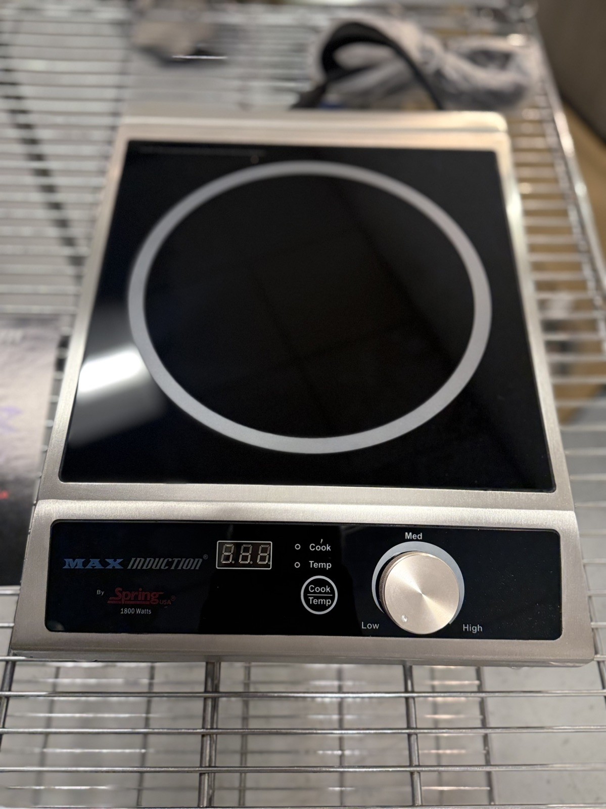 Spring USA SM-181C 12-1/2 Inch MAX Induction Cook & Hold Range Countertop
