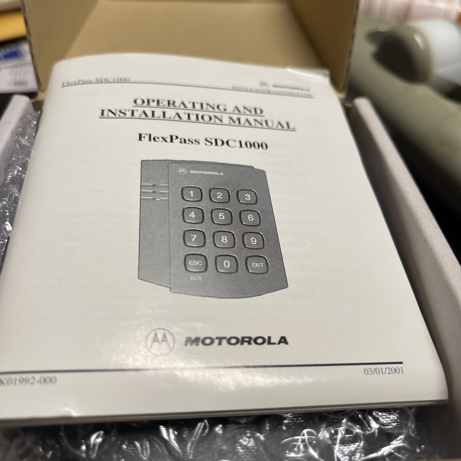 FlexPass SDC1000 Weatherproof PROX Keypad 125KHz Stand-Alone Door Controller