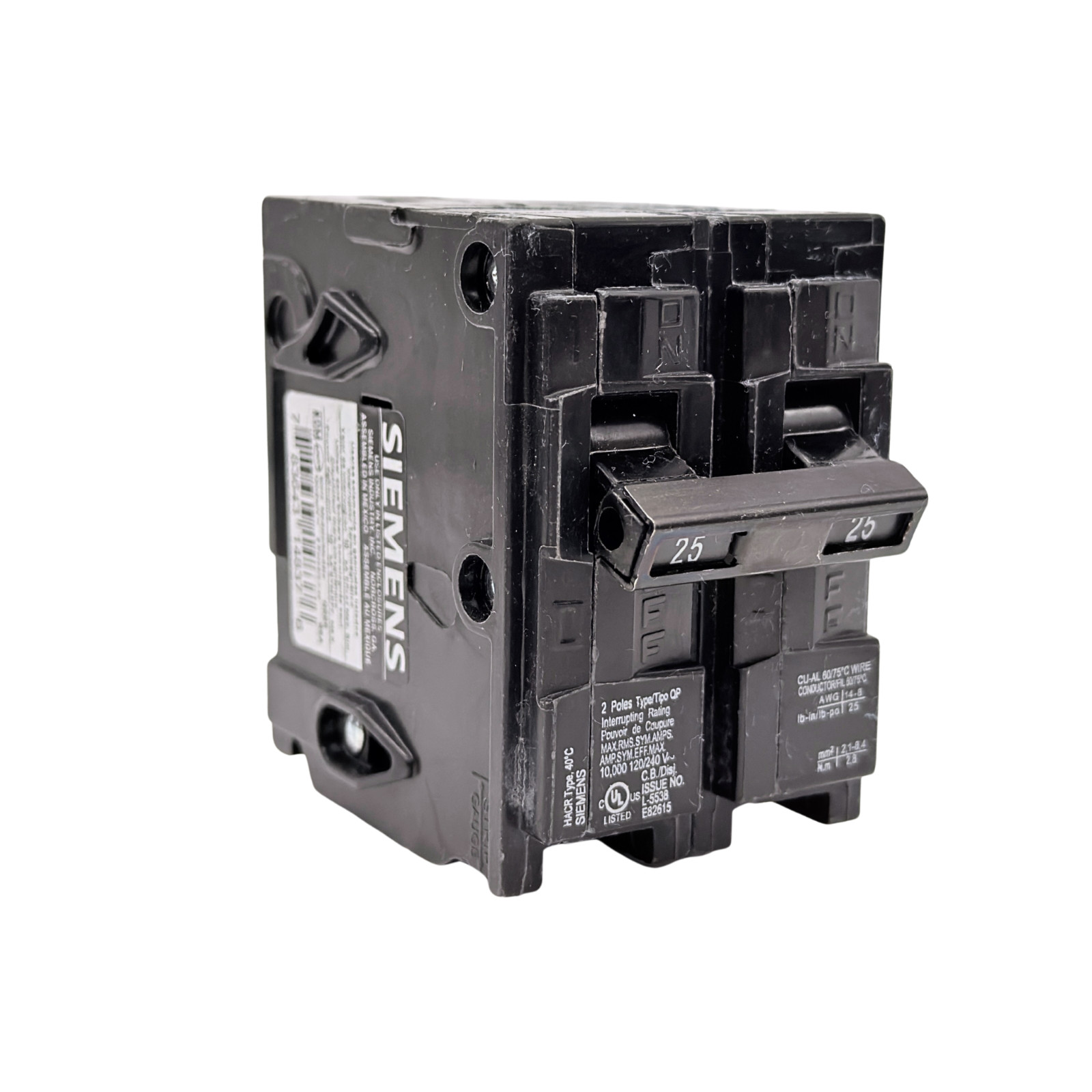 Siemens QP Type Q Plug-In Circuit Breakers Lot 15A-60A 1-Pole 2-Pole 120/240V