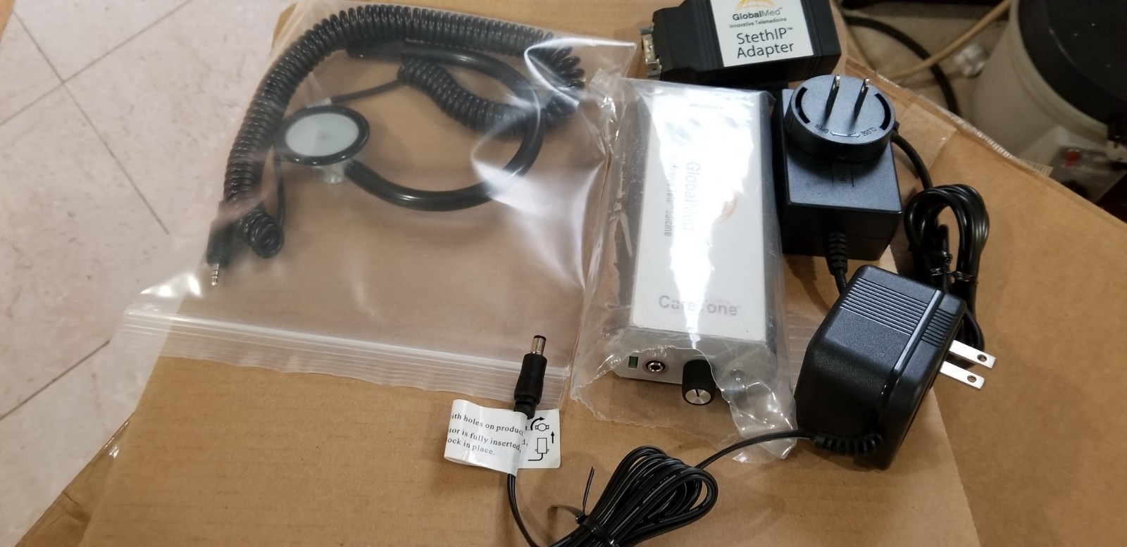 GlobalMed CareTone Ultra Sender w/IP Electronic Stethoscope GMD5022IP01