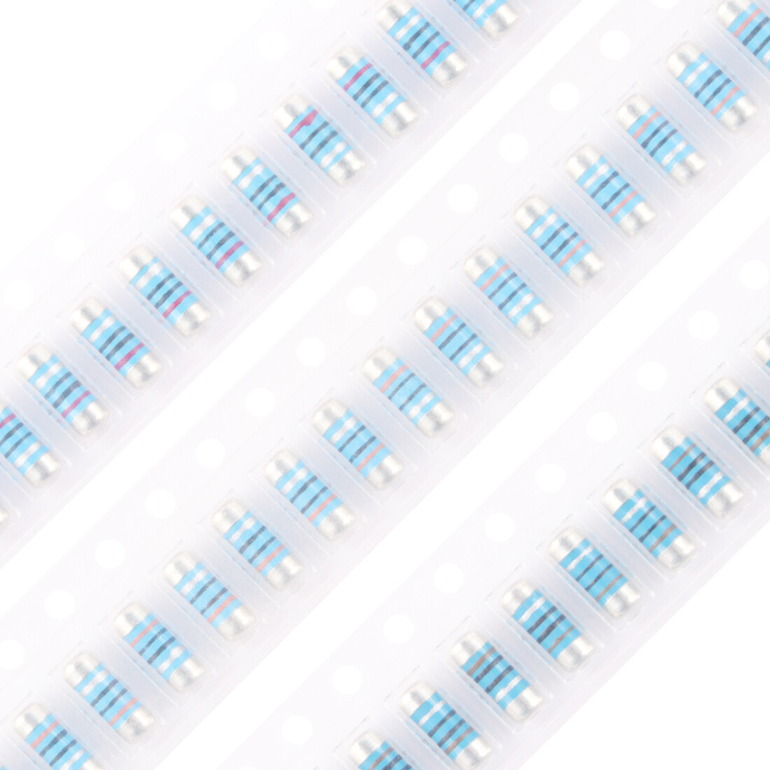 0207 SMT Metal Film Precision ±1% MELF Resistance 1Ω to 3 MΩ/Ohm 57 Values