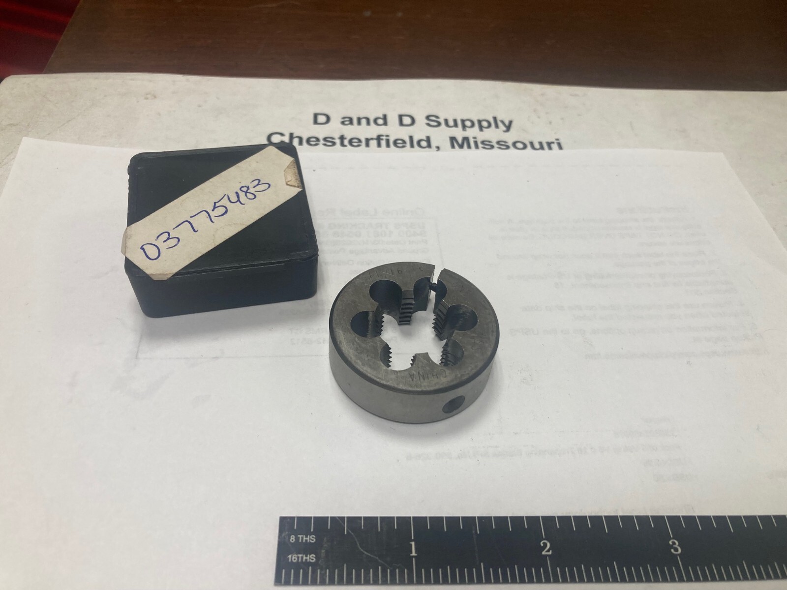 Value Collection 314-1276, 11/16″-16, HSS, Round Adjustable Die, 1.5″ OD, RH