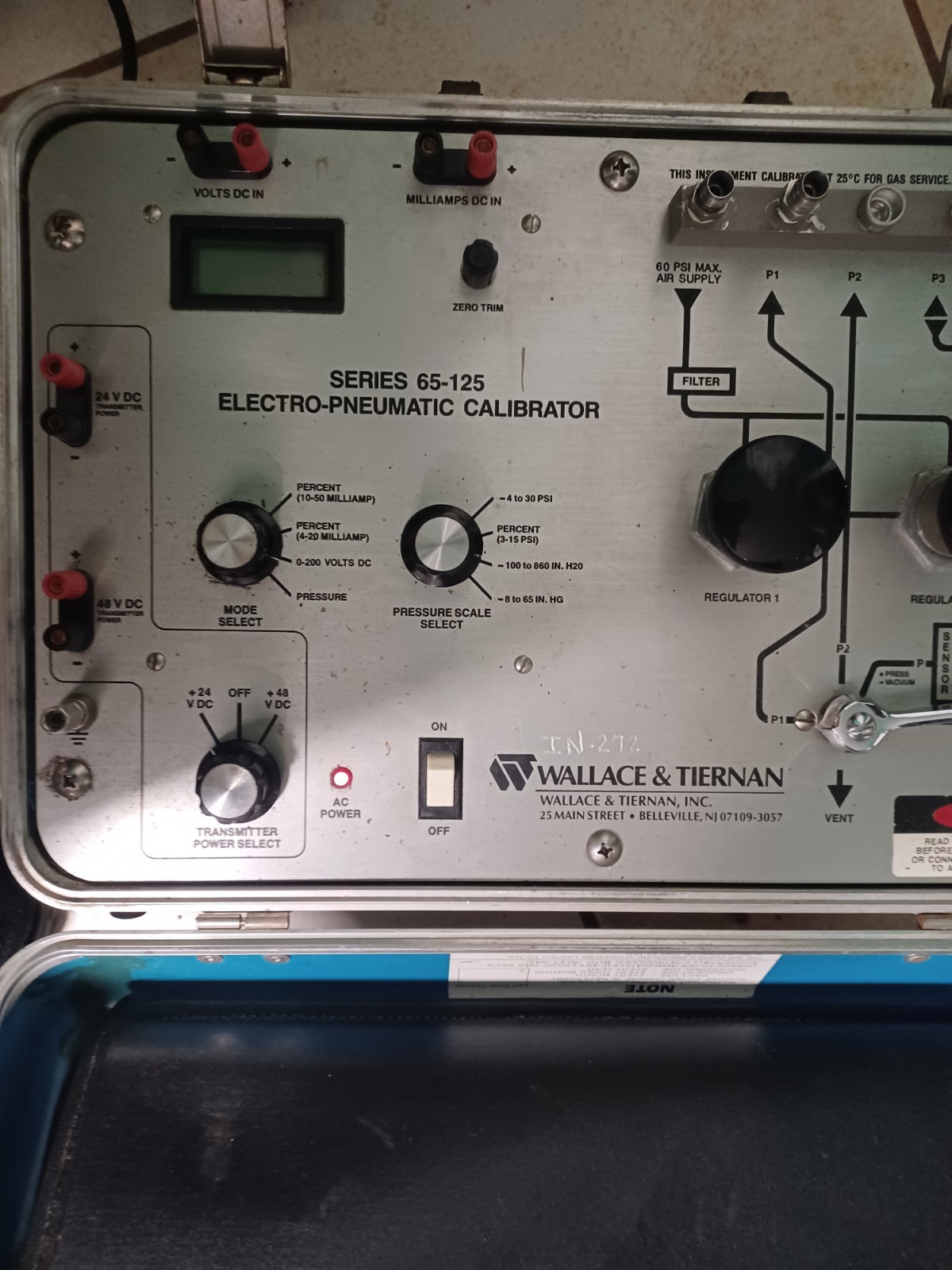 Wallace & Tiernan 65-125 Electro-pneumatic Calbirator