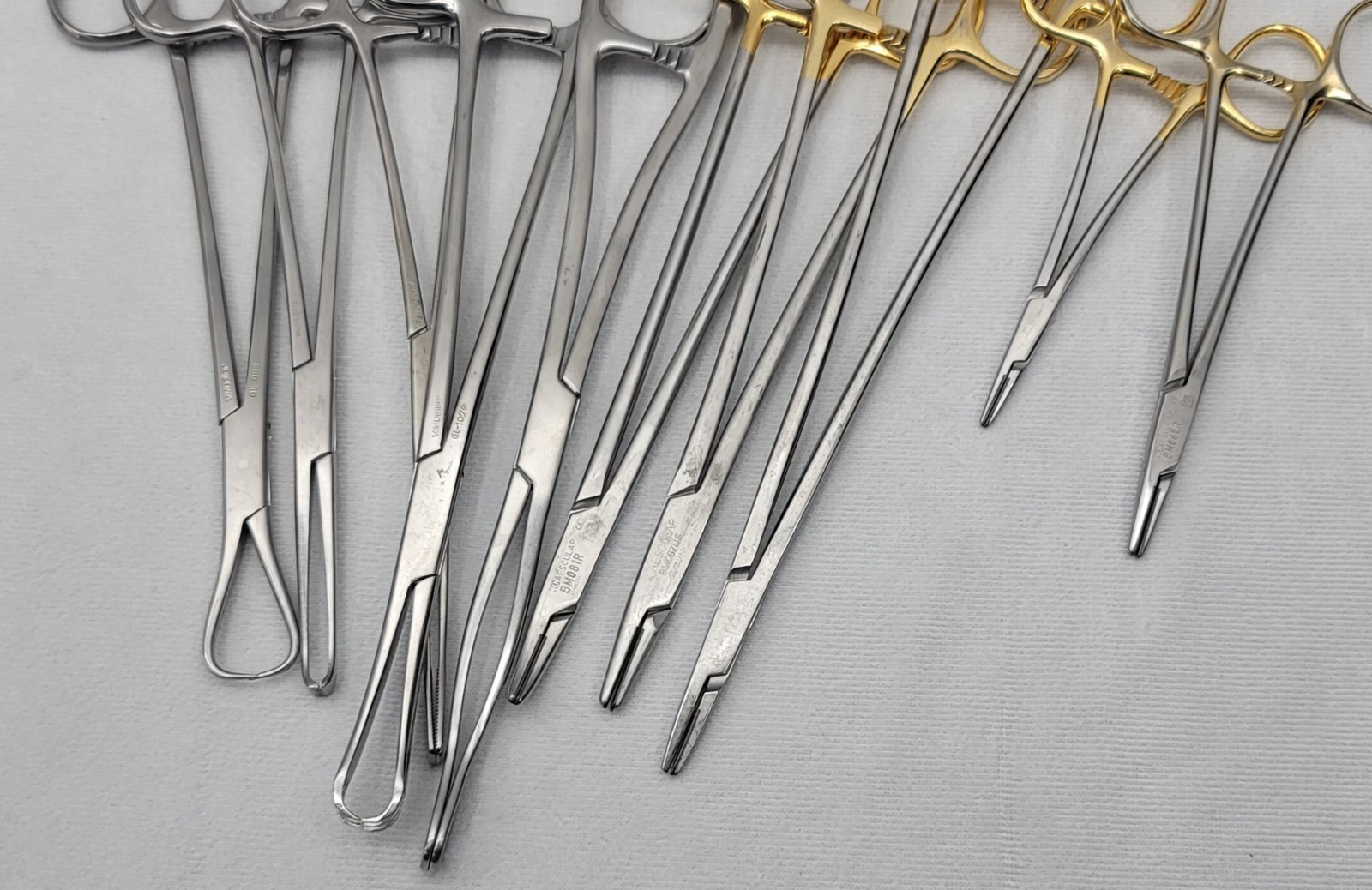 Bulk 60-Piece V. Mueller General Surgery Instruments Scissors, Needle Holders
