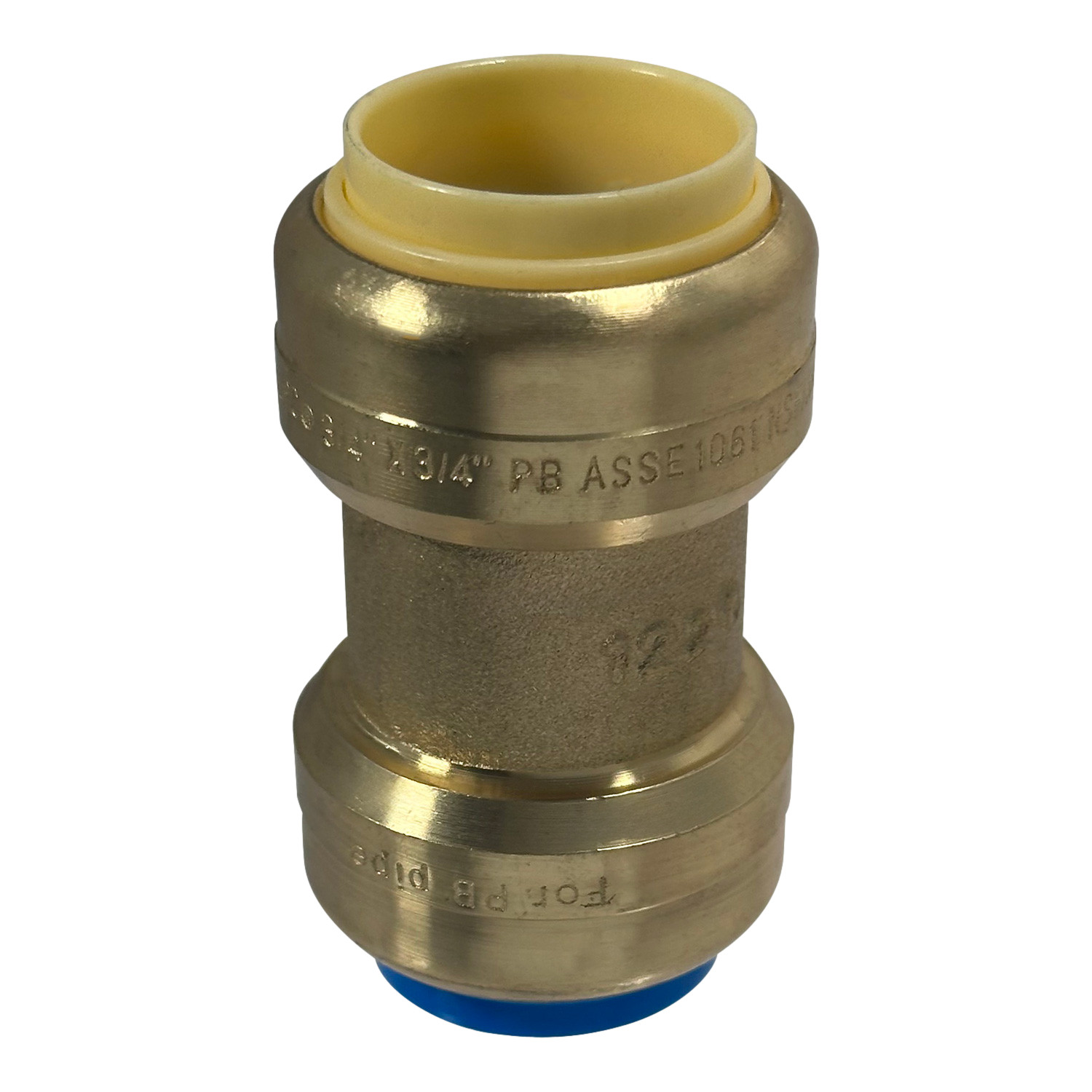 10) 3/4″ X 3/4″ PB (POLYBUTYLENE) SHARKBITE STYLE CONVERSION PUSH FIT COUPLINGS
