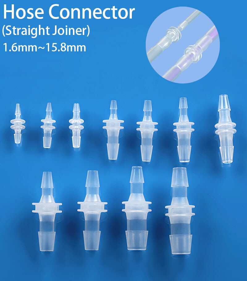 Straight Joiner Tubing Hose Pipe Plastic Tube Connector Hose Pipe 1.6mm~15.8mm