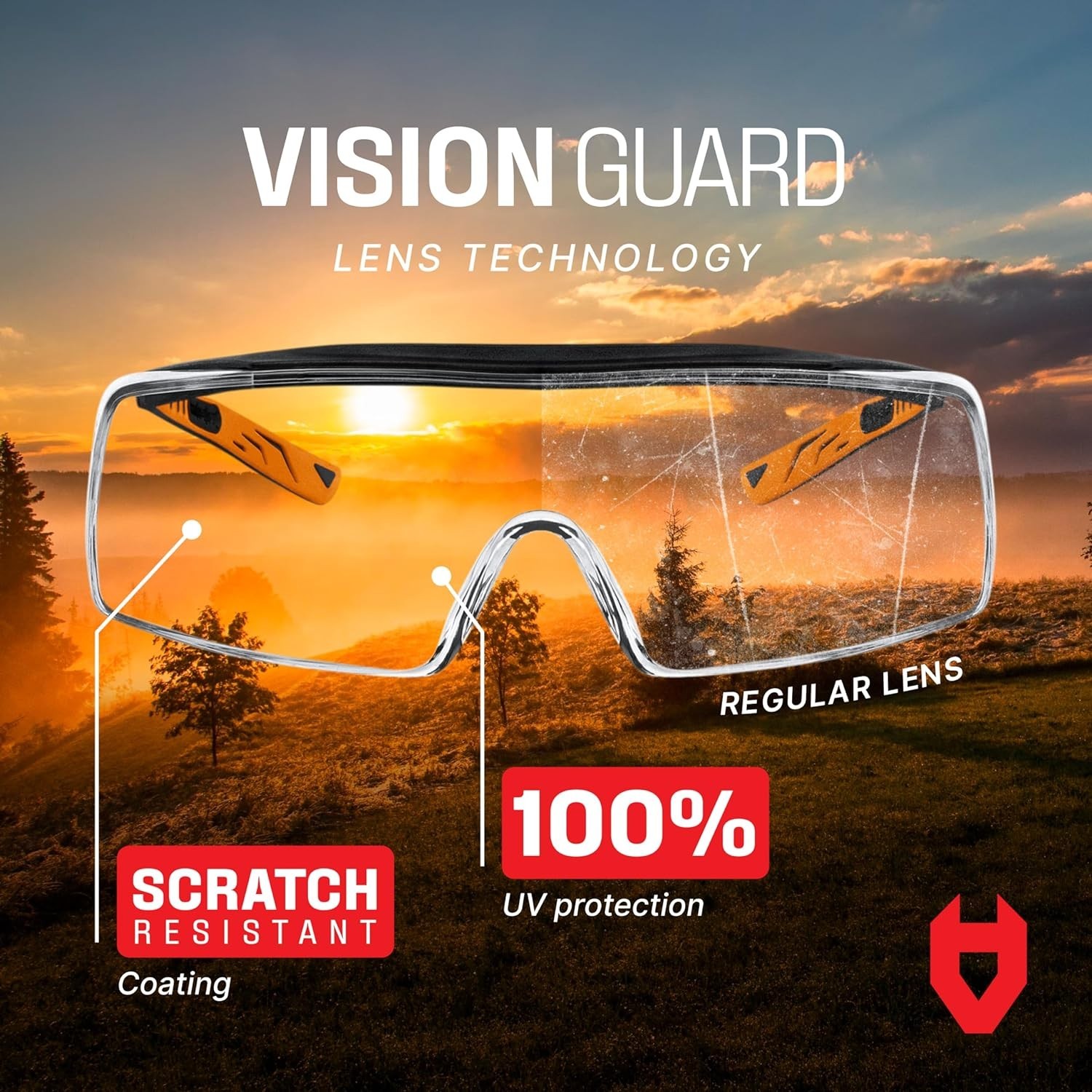 Over-Eyeglass Safety Goggles – Abrasion Resistant & Lightweight Design
