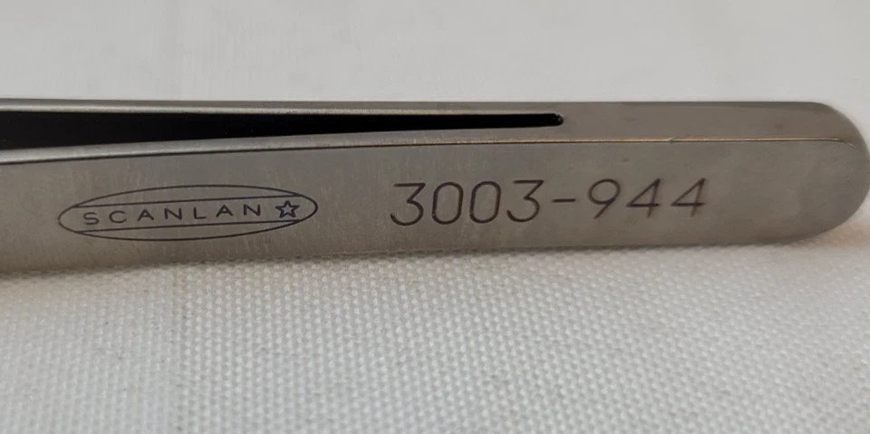 Scanlan 3003-944 Legacy Micro Forceps, 1.0 mm Straight tips, 8 1/4 inches