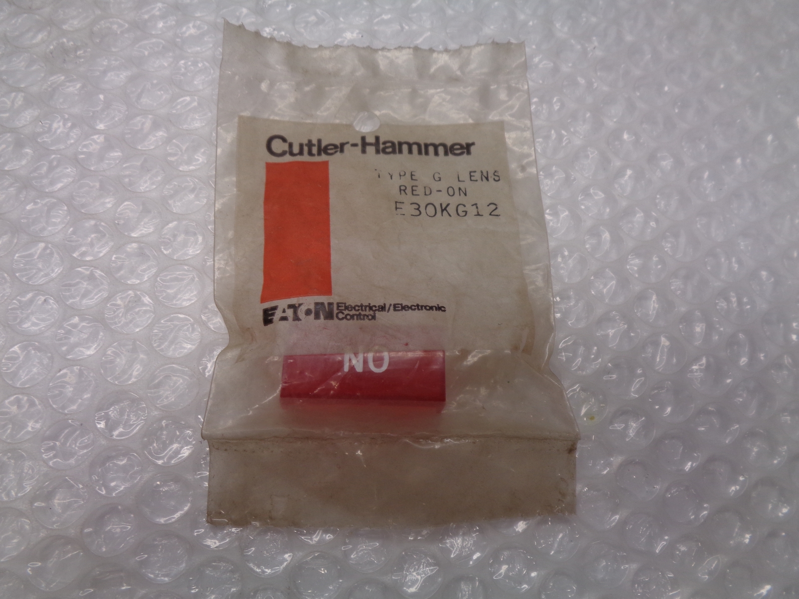 CUTLER HAMMER E30KG12 TYPE G LENS RED-POWER NSMP