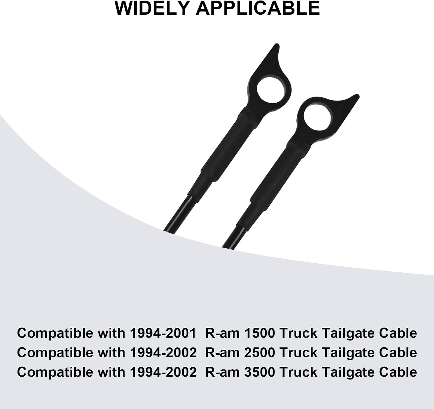 Tailgate Cable Strap Compatible with 1994-2002 Ram 1500 2500 3500 Pickup Truck R