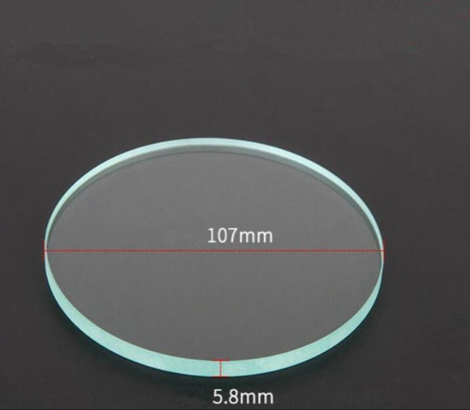 Dia.107mm/164mm/262mm Microscope Transparent Glass Plate for Nikon Stage
