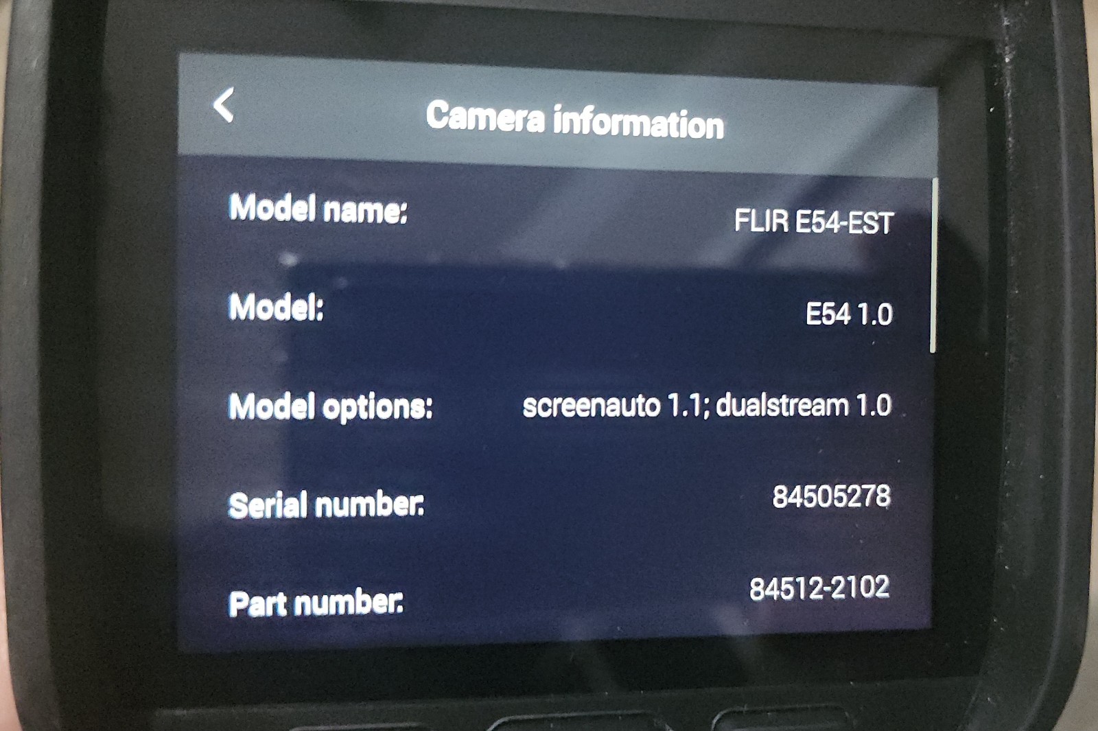 FLIR E54-EST Thermal Imaging Camera