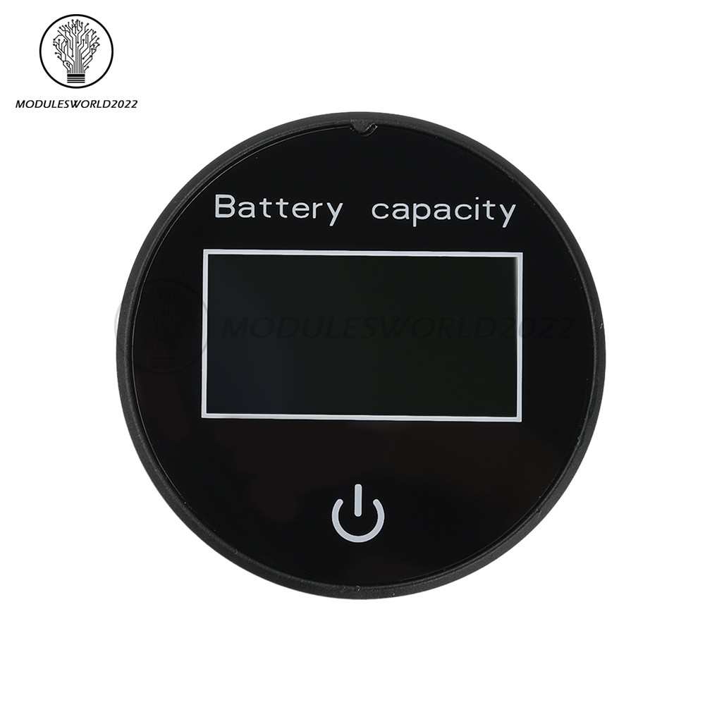 LCD Digital Battery Level Indicator Voltage Power Percentage Temperature Display