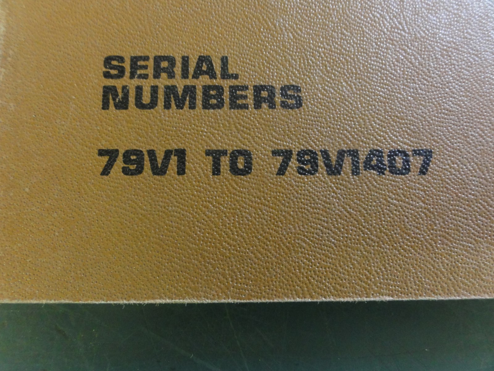 Caterpillar 3208 Vehicular Engine Parts Manual 79V1 to 79V1407