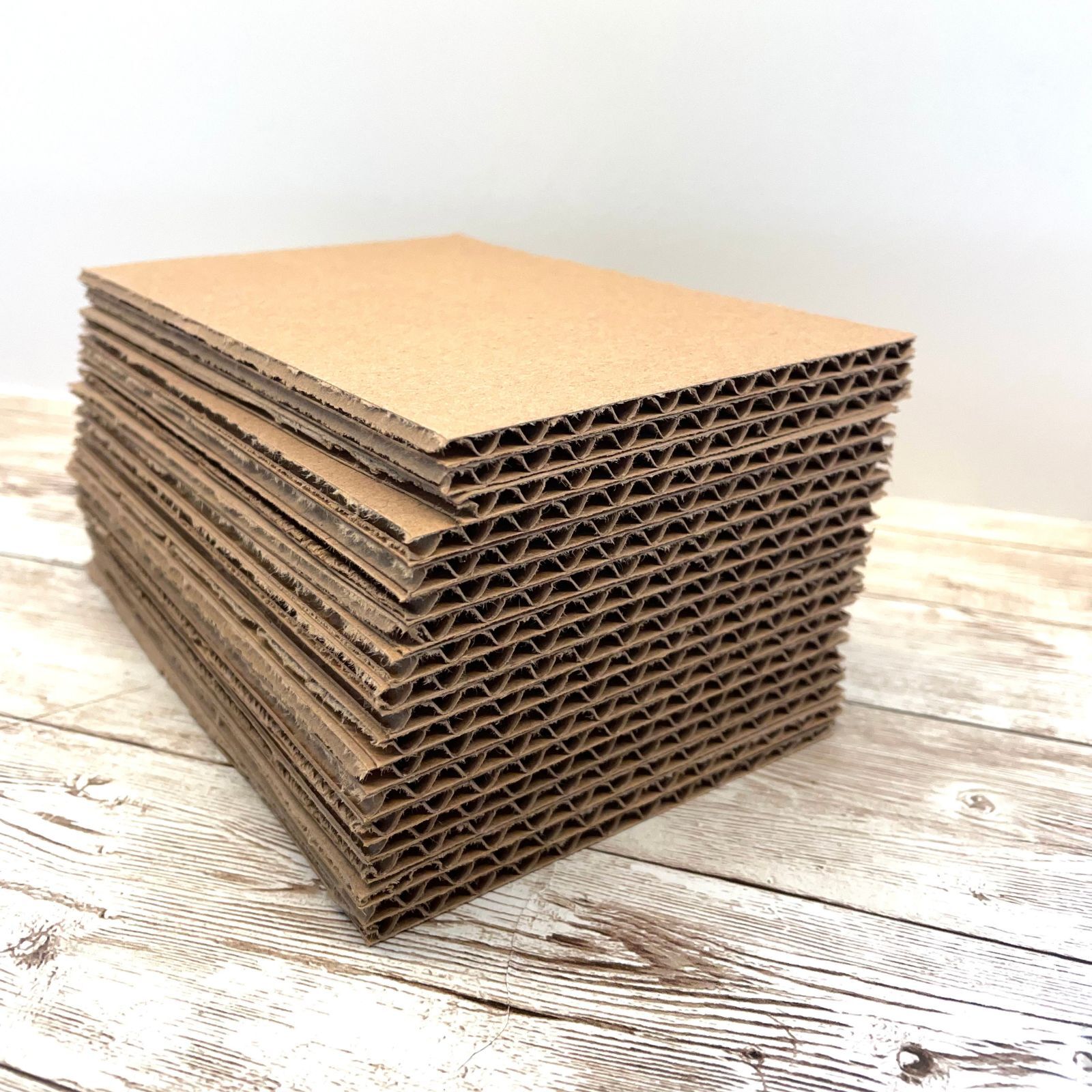 25 pack – 3×3 3×4 3×5 3×6 4×4 4×5 4×6 5×7 Corrugated Cardboard Sheets 32ECT